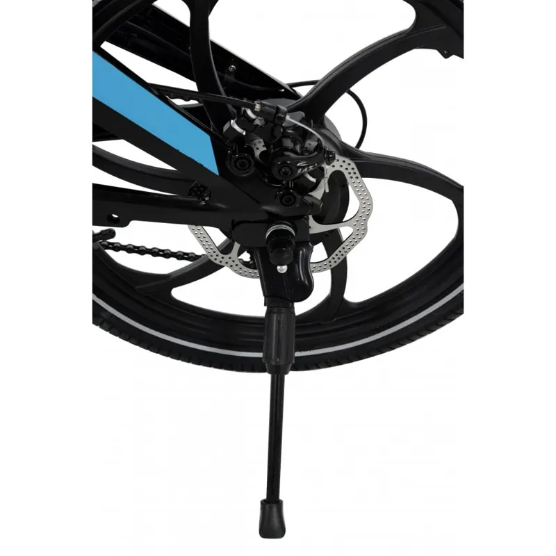 Falcon Flo Folding Electric Bike Black and Blue-3